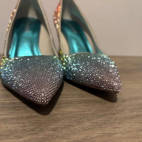 Jeffrey Campbell Rainbow Crystal Heels - Picture 8 of 15